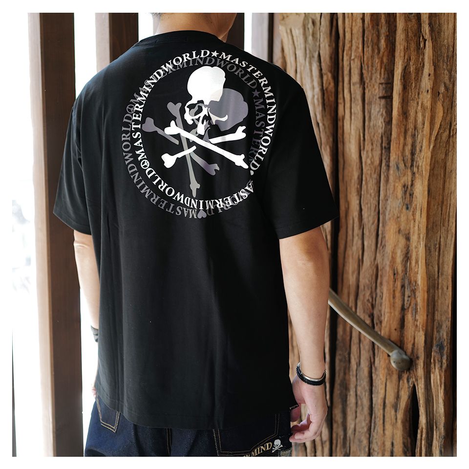 【MASTERMIND WORLD】 AUROLA TEE  BLACK
