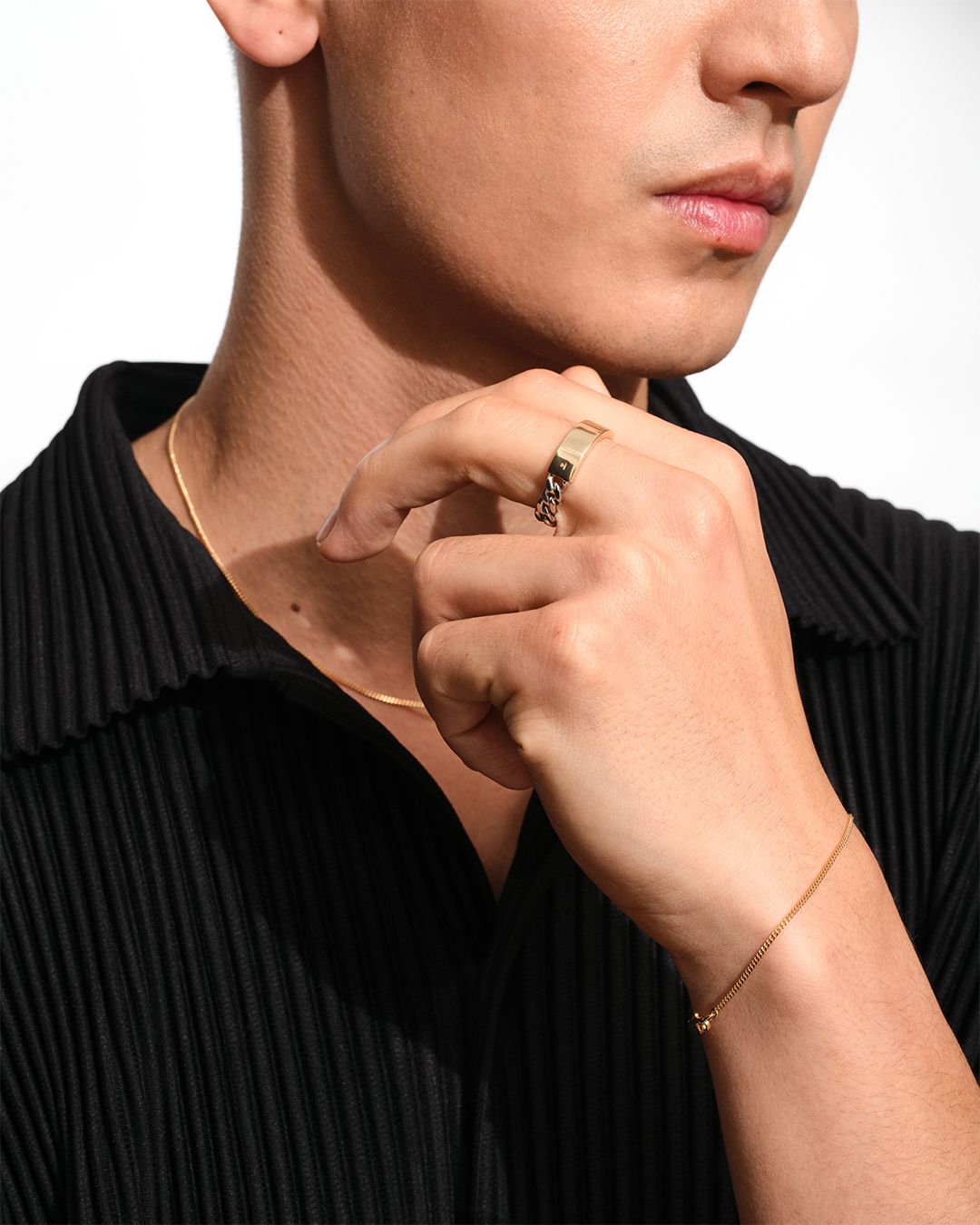 Jil Bracelet Gold 6.5Inch / ジル ブレスレット ゴールド