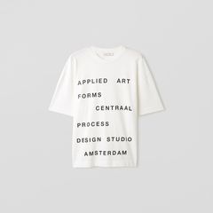 LM1-4 Oversized T-shirt [CENTRAAL PROCESS] Light Ecru