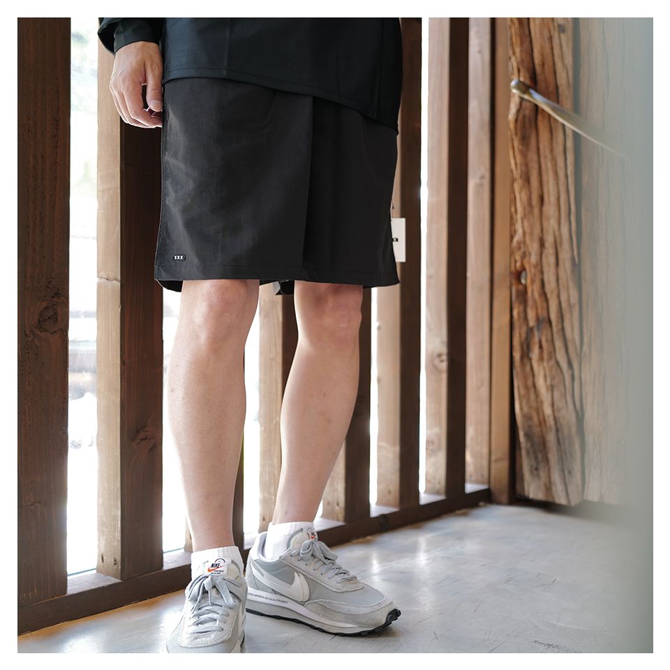 GX-S24-SW-01 SWIM SHORTS  BLACK