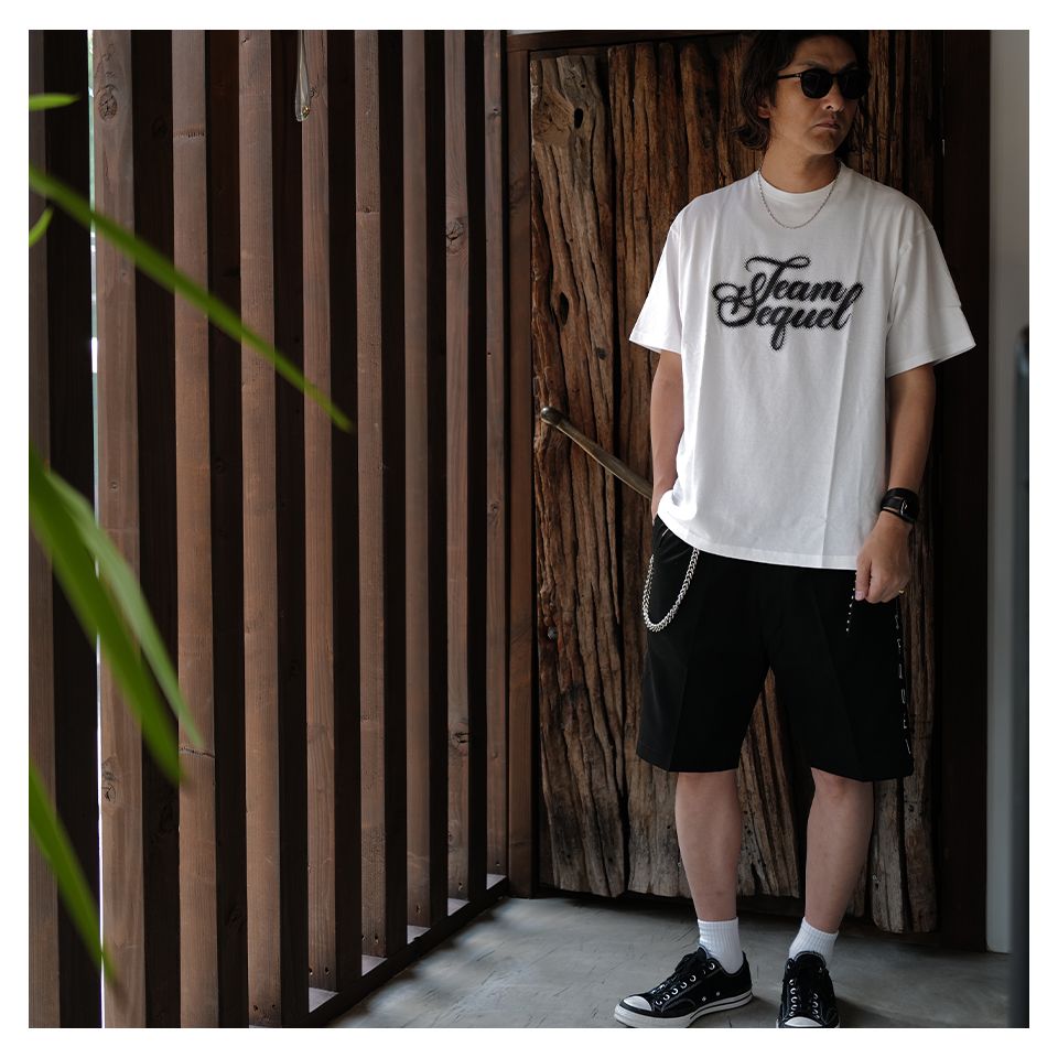 SQ-25SS-ST-08 T-SHIRT  WHITE