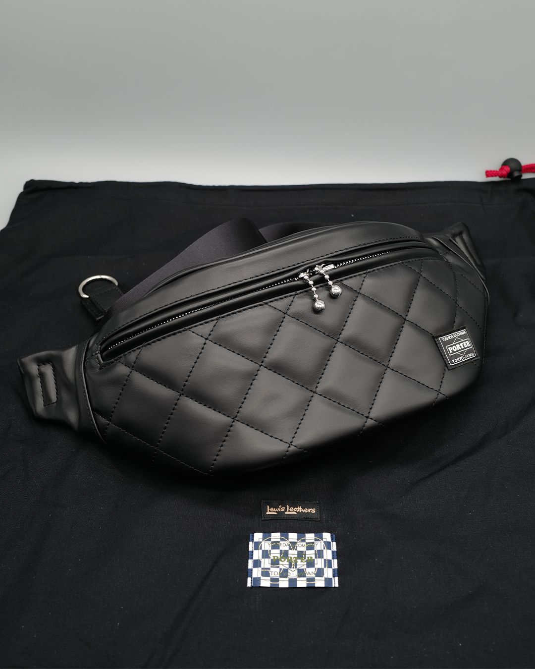 Lewis Leathers x PORTER  WAIST BAG  (商品代金に送料880円含む）
