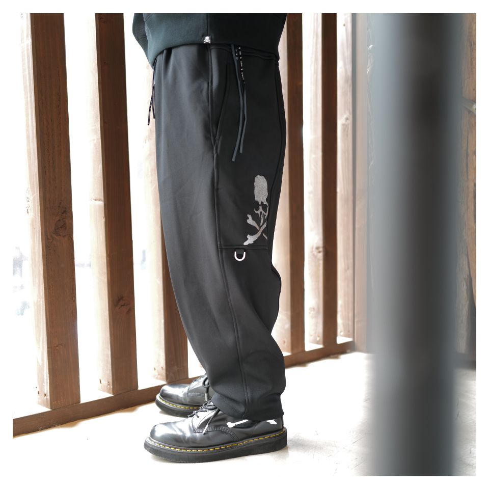 Last1 M 【mastermindJAPAN】 JERSEY WIDE FIT TROUSERS  BLACK