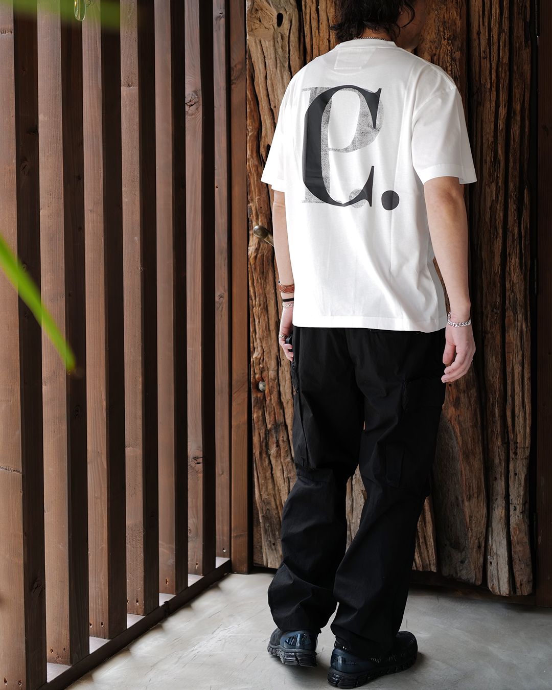 30/1 JERSEY SHORT SLEEVE LOGO T-SHIRT [WHITE]
