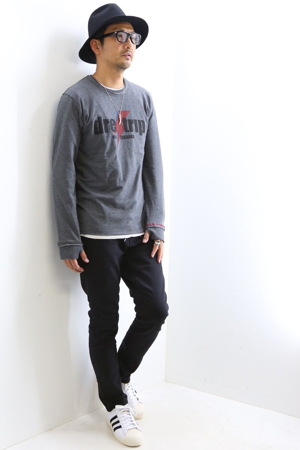 秋のTシャツスタイル