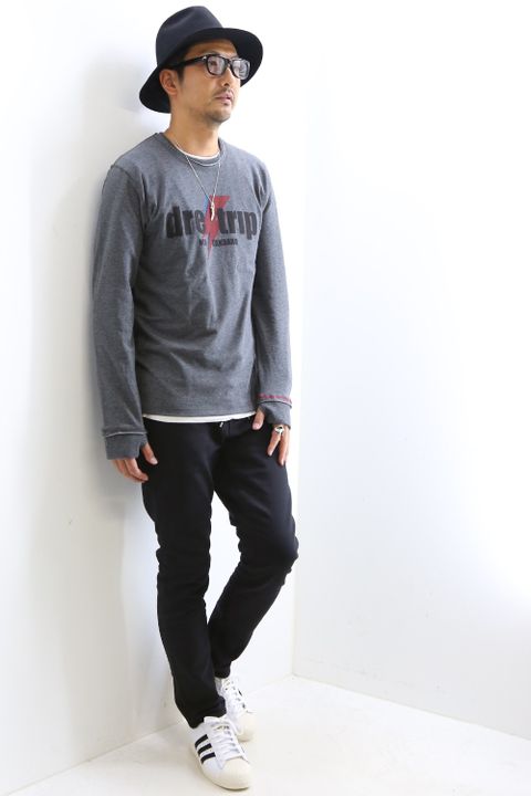 秋のTシャツスタイル