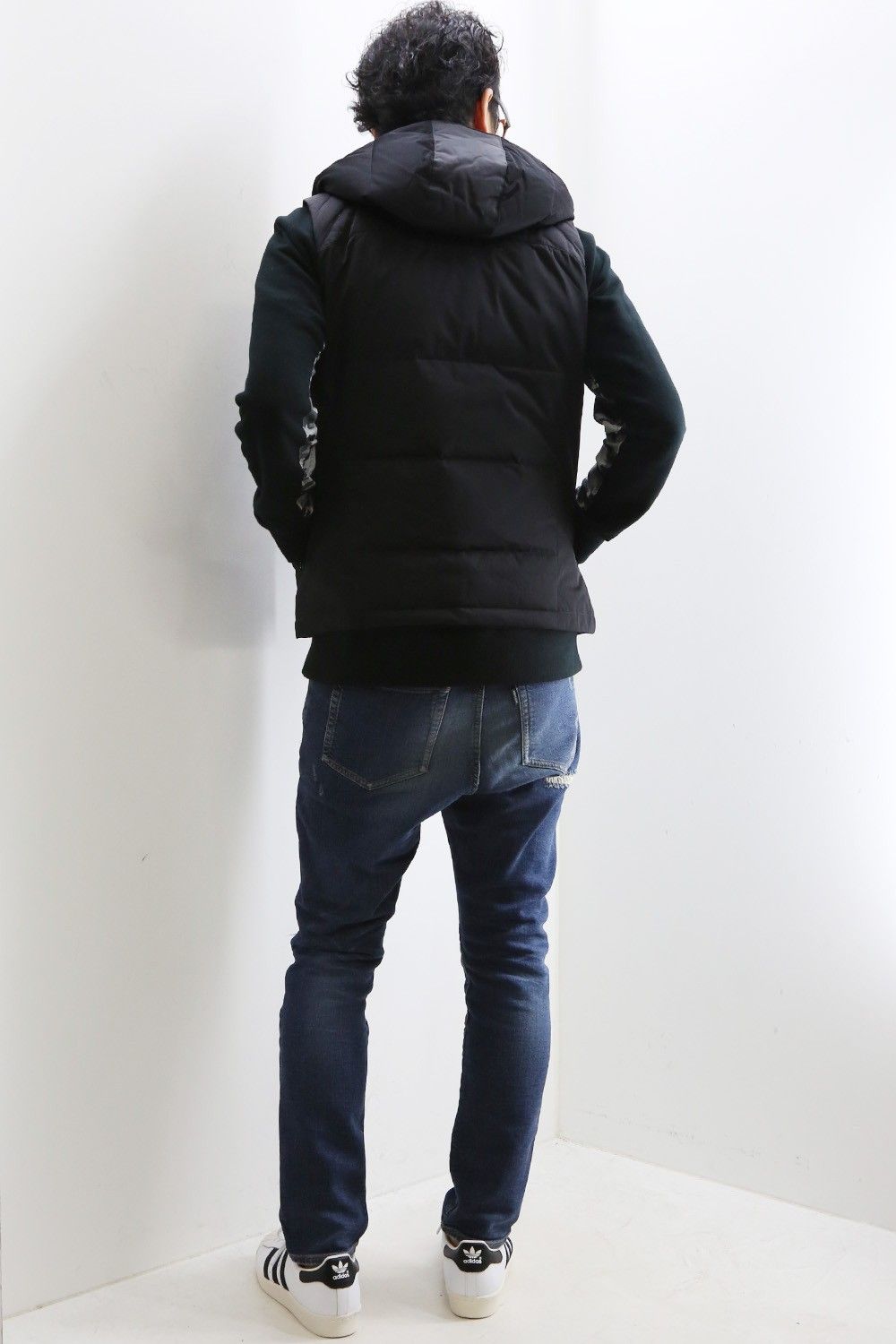 wjk-standard down vest- の着回し提案