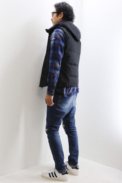 wjk-standard down vest- の着回し提案