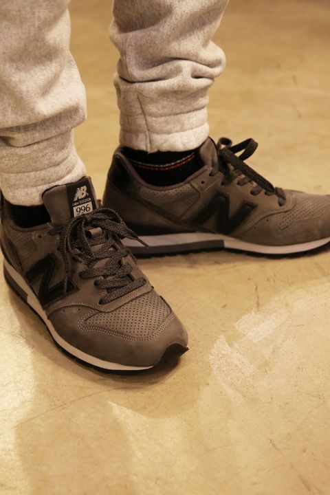 再入荷したdrestripのジャージと新入荷のNBのM996でお客様がコーディネート!
