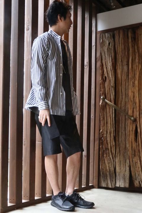 春のショーツスタイリング