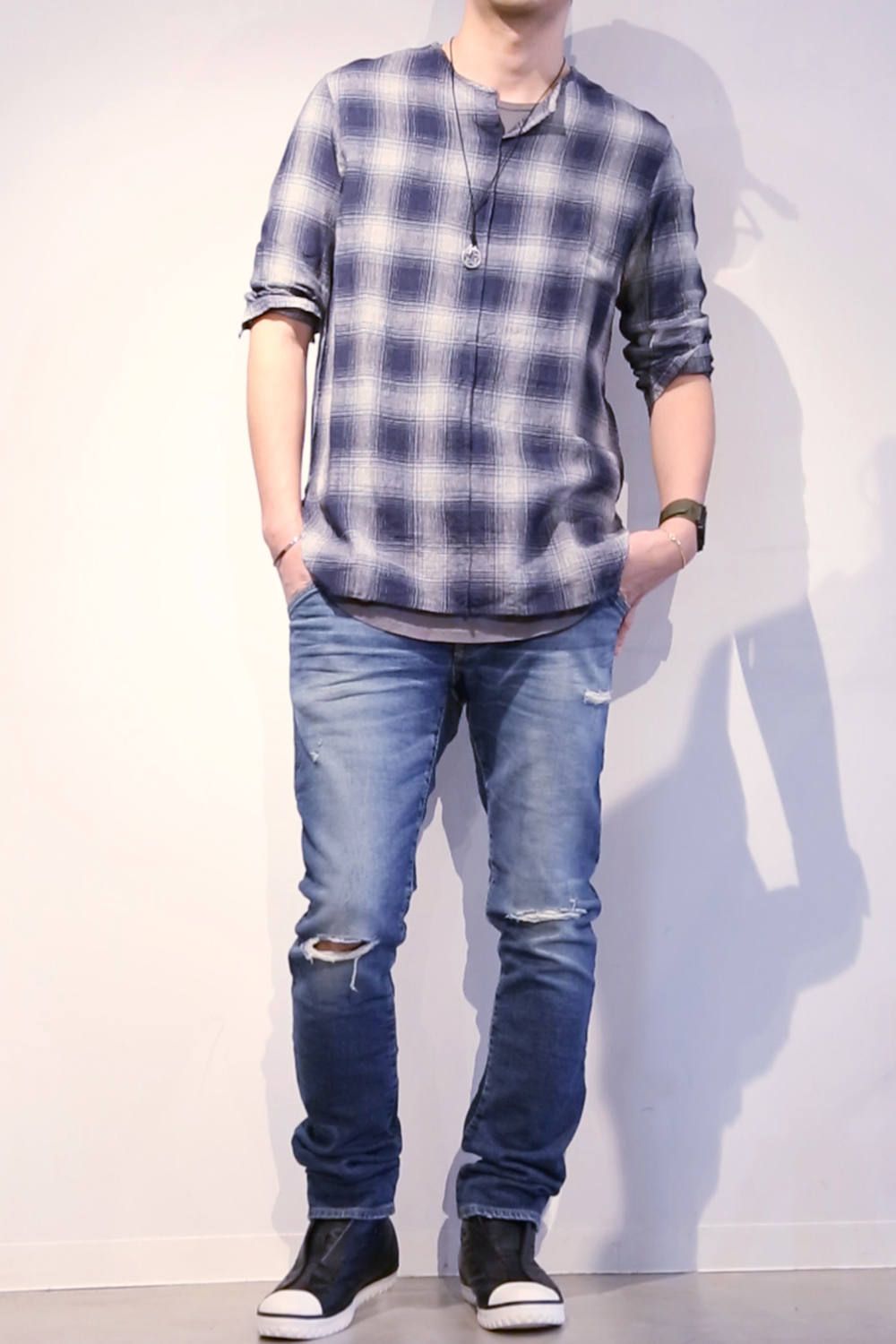 Tシャツ代わりのチュニックシャツ