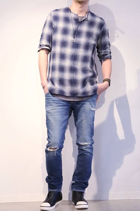 Tシャツ代わりのチュニックシャツ