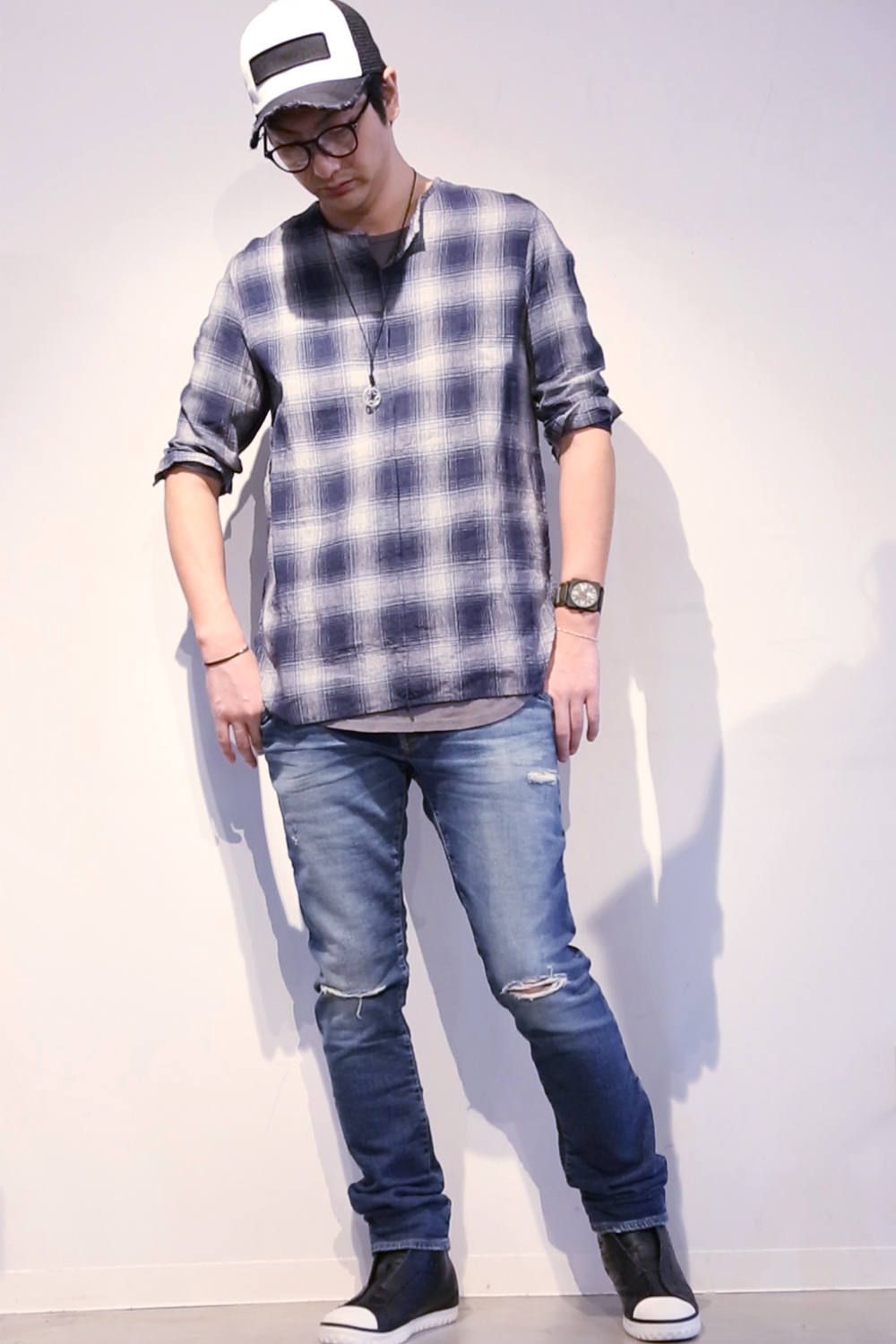 Tシャツ代わりのチュニックシャツ
