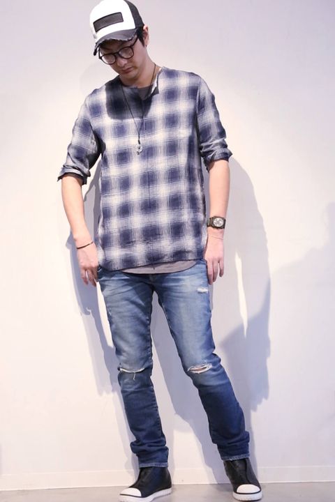 Tシャツ代わりのチュニックシャツ