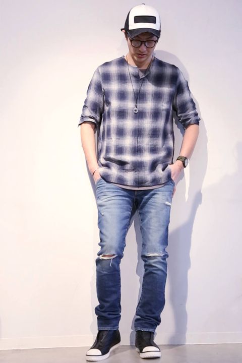 Tシャツ代わりのチュニックシャツ