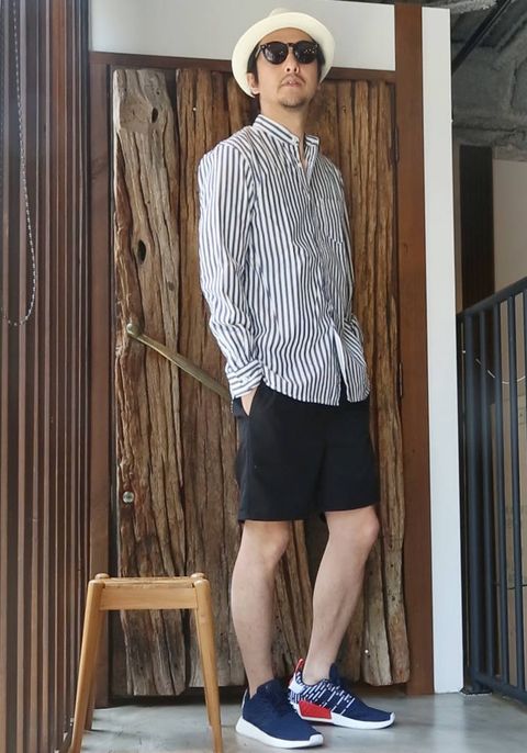実は涼しいシャツスタイリング