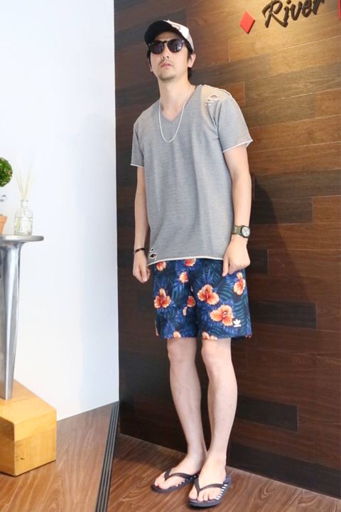 ショートパンツスタイル
