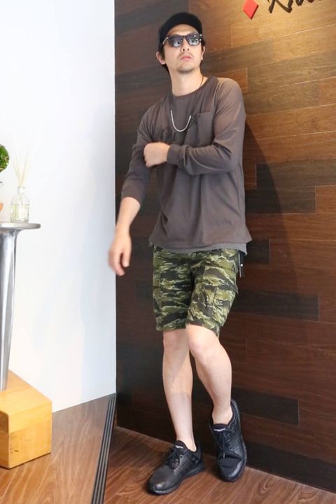 ショートパンツスタイル