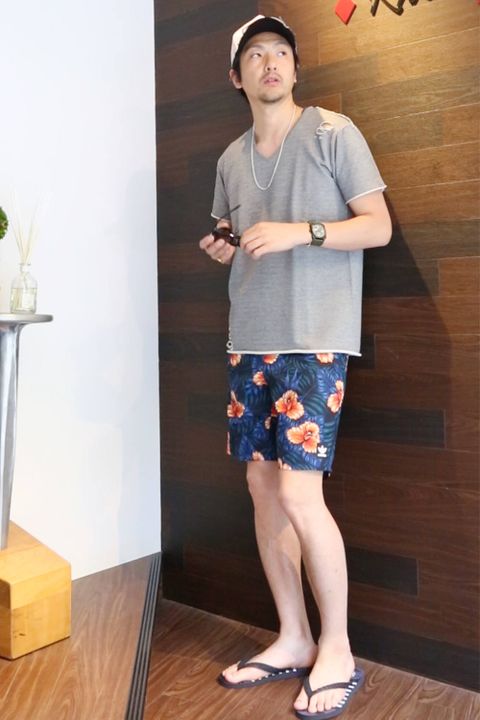 ショートパンツスタイル