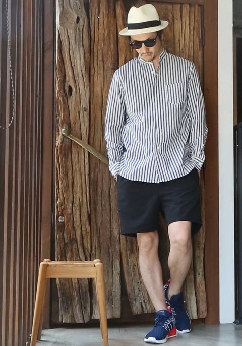 実は涼しいシャツスタイリング