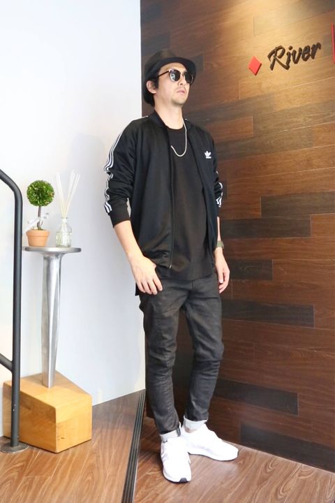ジャージでスタイリング
