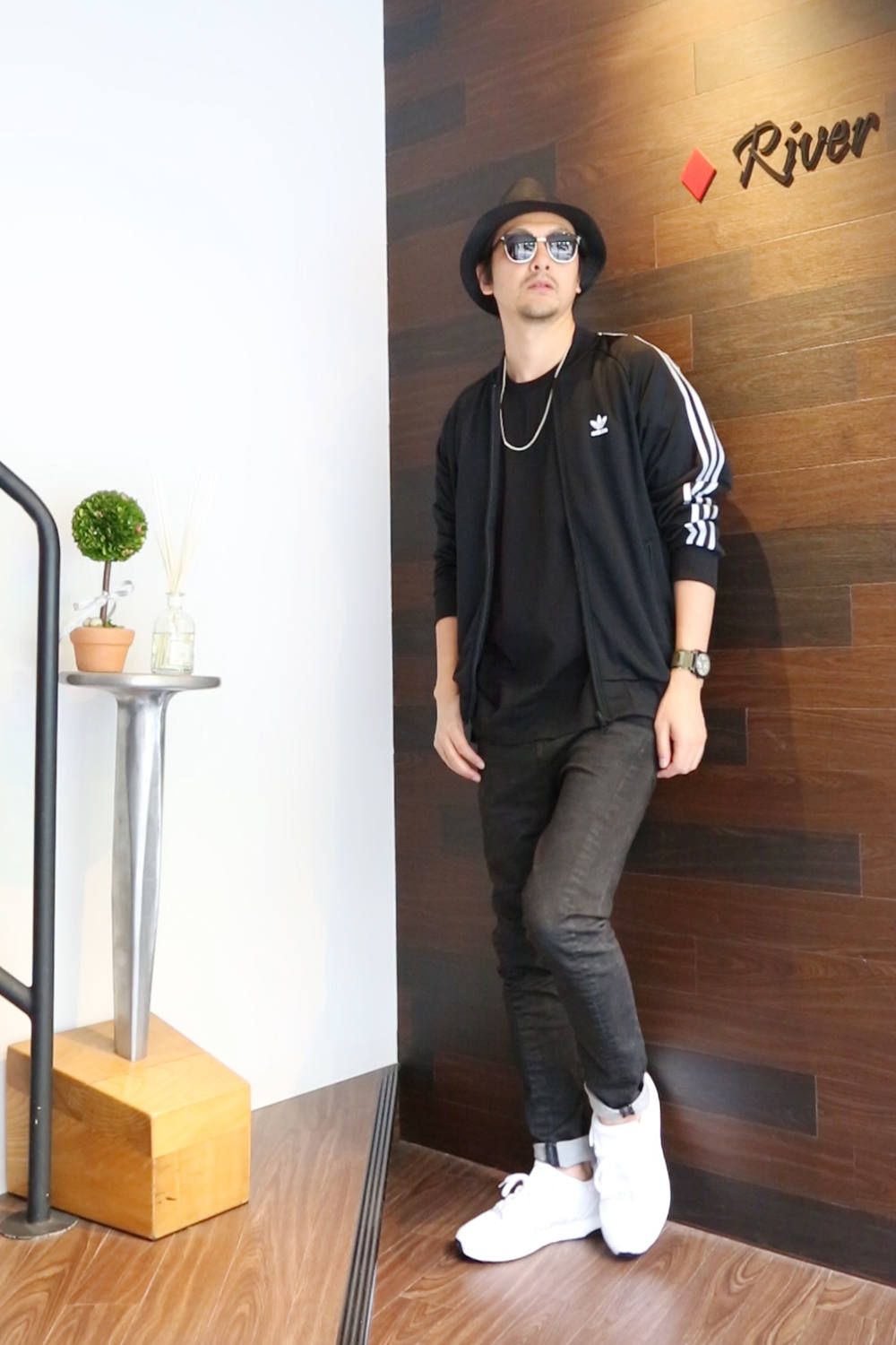 ジャージでスタイリング