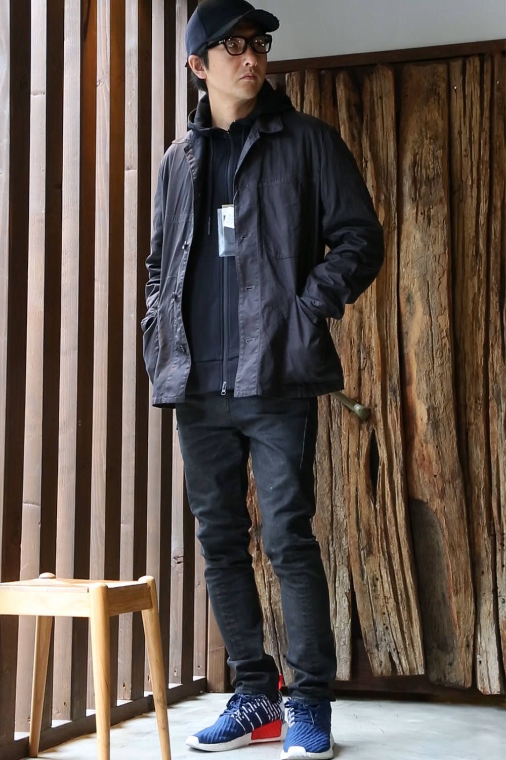 yohji yamamoto  ワークジャケット　charcoal