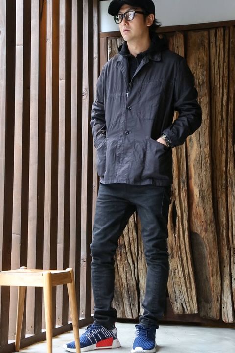 yohji yamamoto  ワークジャケット　charcoal