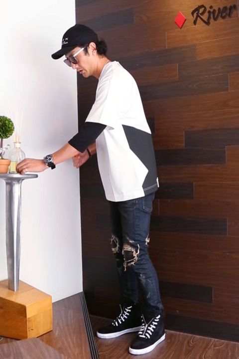秋のTシャツスタイル
