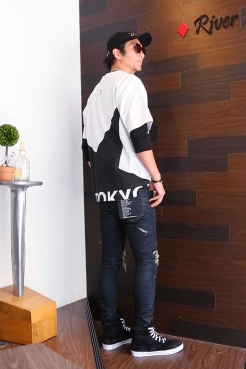 秋のTシャツスタイル