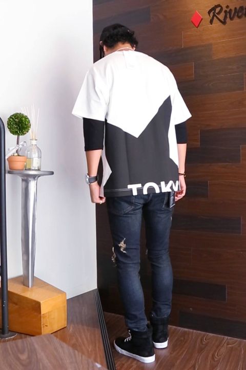 秋のTシャツスタイル