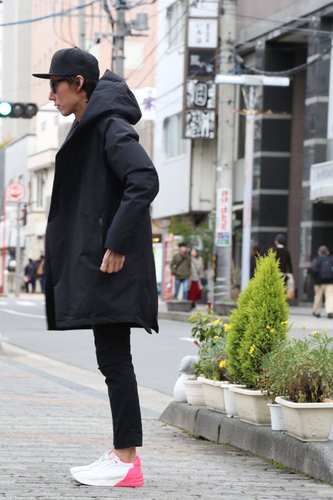 jun hashimoto Hooded Wrap Down Coat