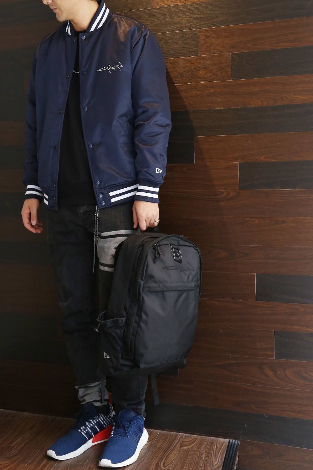 yohji x NEW ERAのJKを使ったスタイル