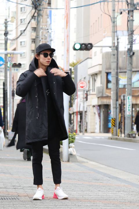jun hashimoto Hooded Wrap Down Coat
