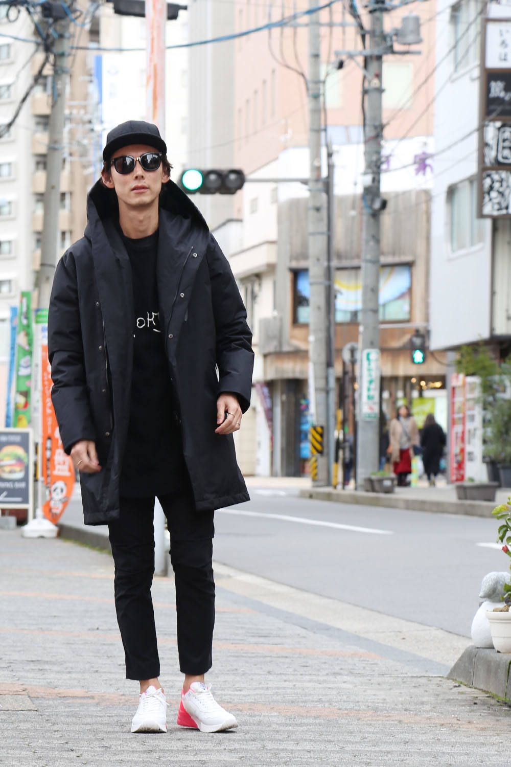 jun hashimoto Hooded Wrap Down Coat