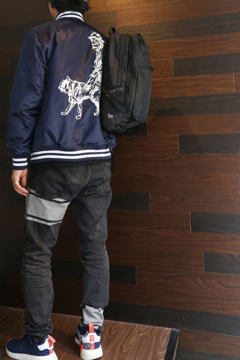 yohji x NEW ERAのJKを使ったスタイル