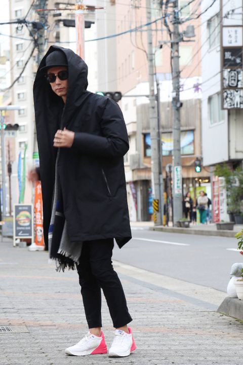 jun hashimoto Hooded Wrap Down Coat