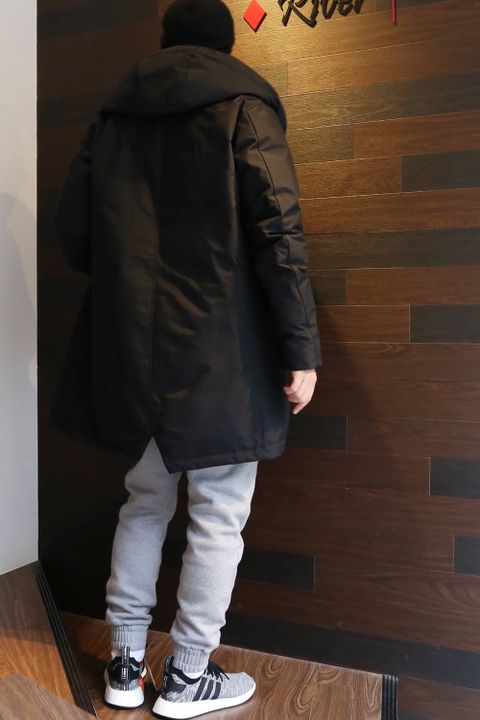 【jun hashimoto】Hooded Wrap Down Coat  Styling②