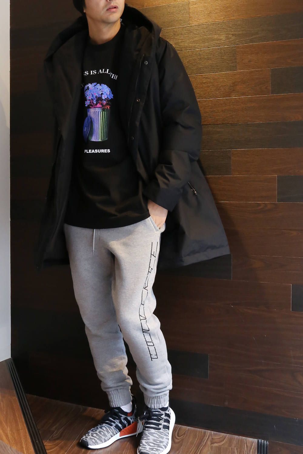 【jun hashimoto】Hooded Wrap Down Coat  Styling②