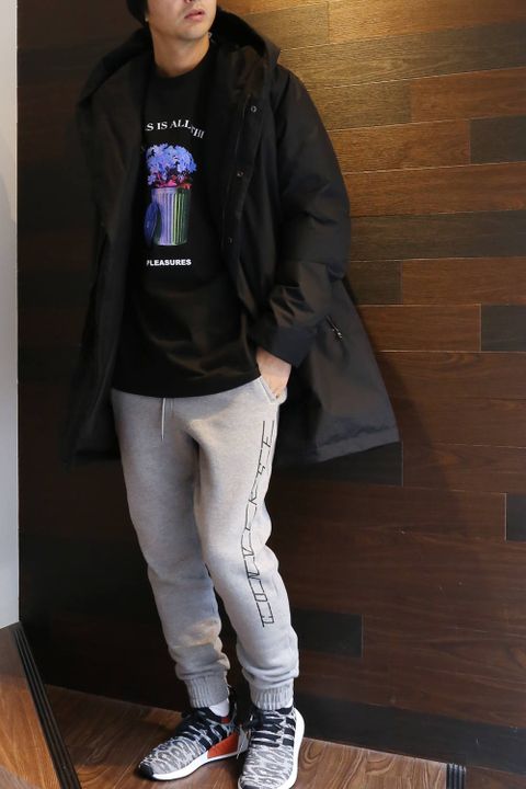 【jun hashimoto】Hooded Wrap Down Coat  Styling②