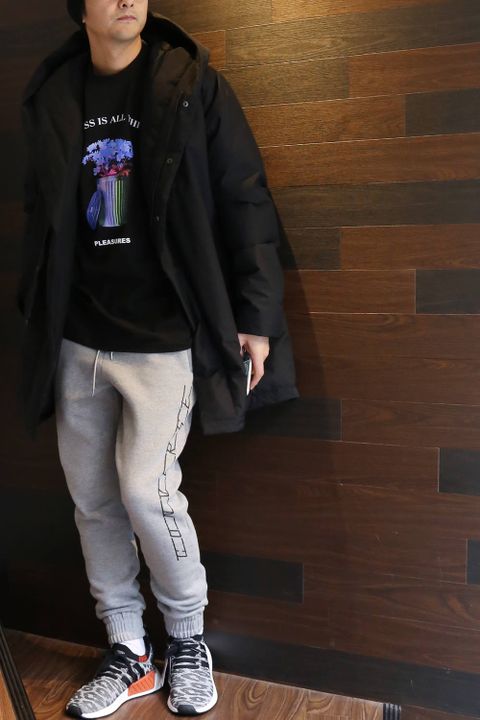 【jun hashimoto】Hooded Wrap Down Coat  Styling②