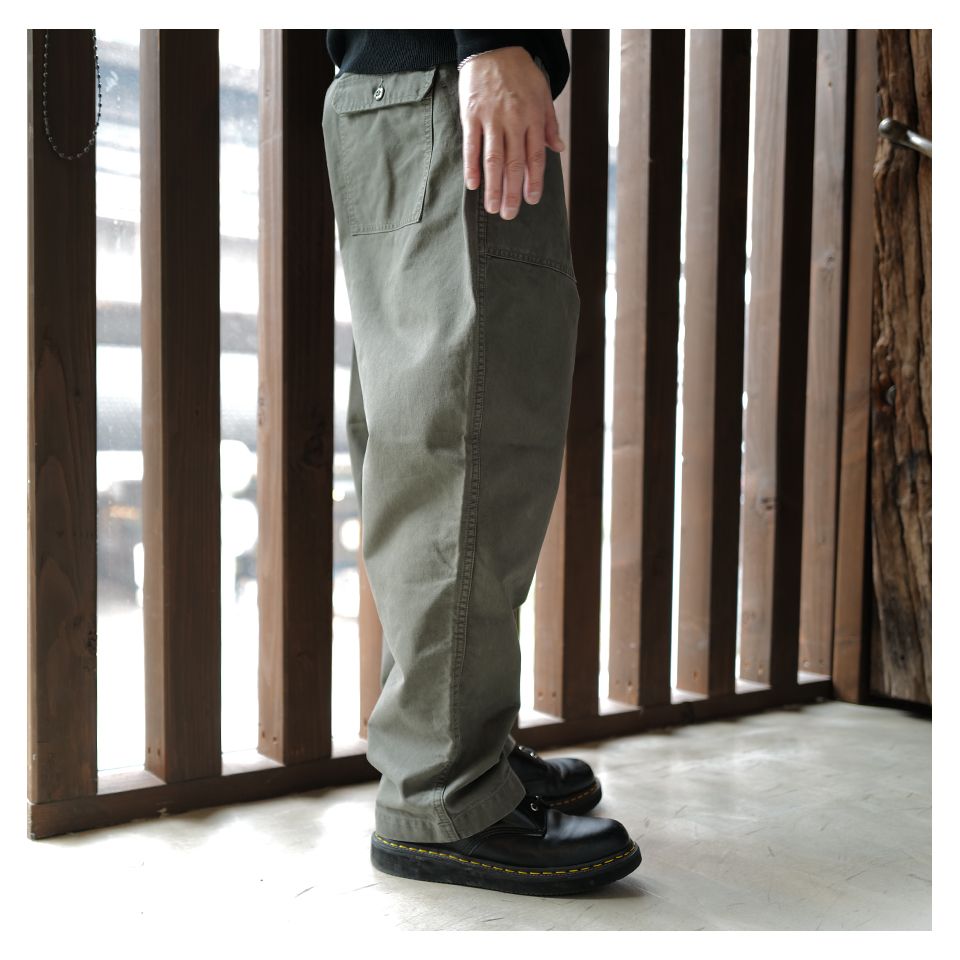 Organic Cotton Denim タックワイドパンツ （デニムパンツ