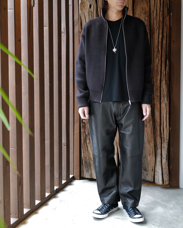 SEQUEL -TypeF- COW LEATHER PANTS