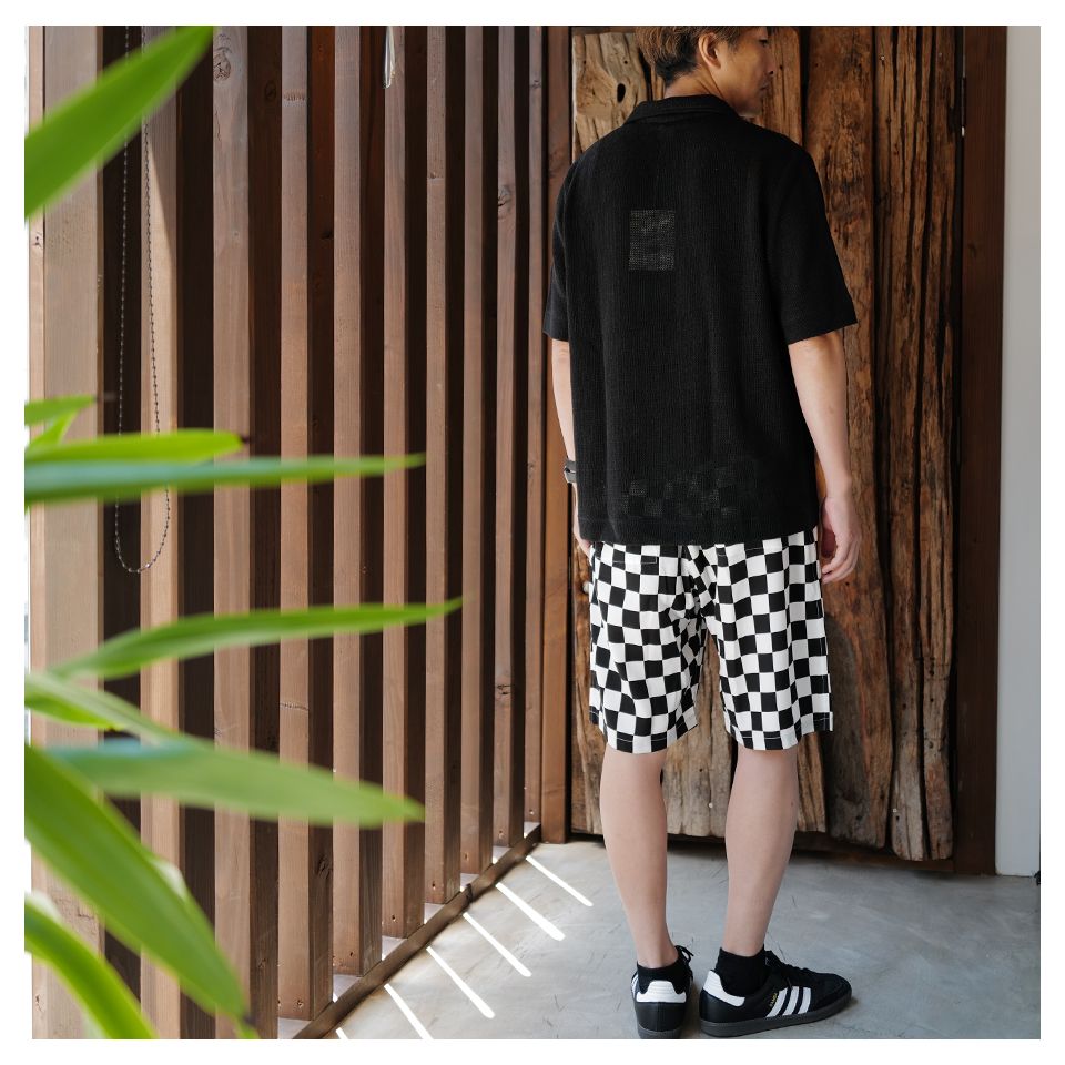 Checkered on sale shorts mens