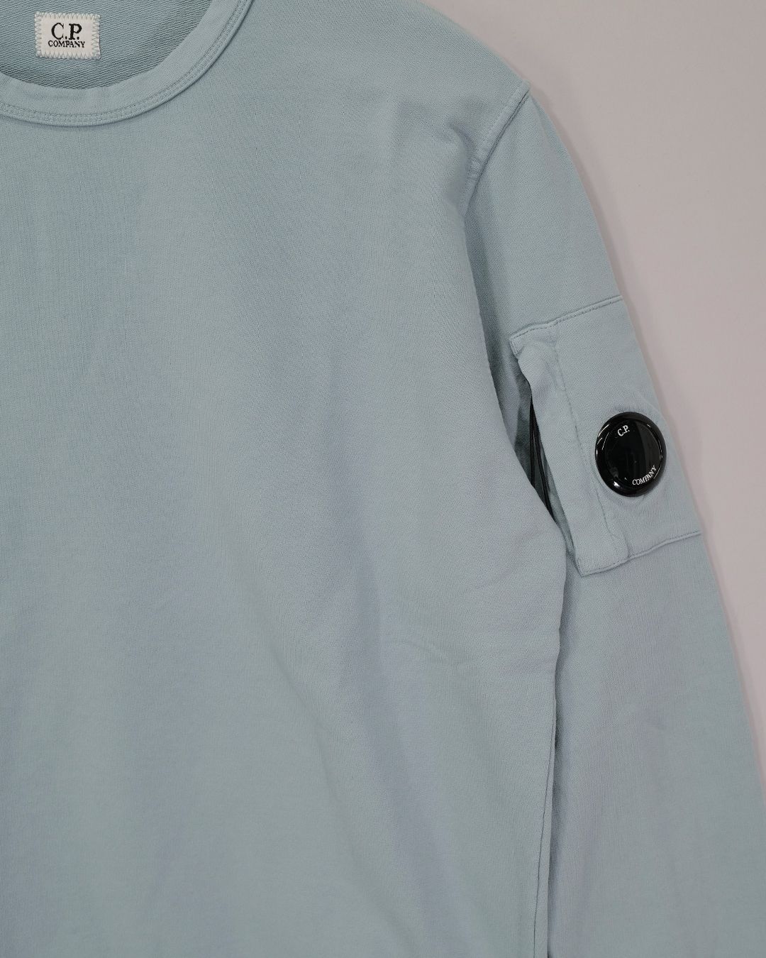 LIGHT FLEECE CREWNECK SWEATSHIRT SilverBlue