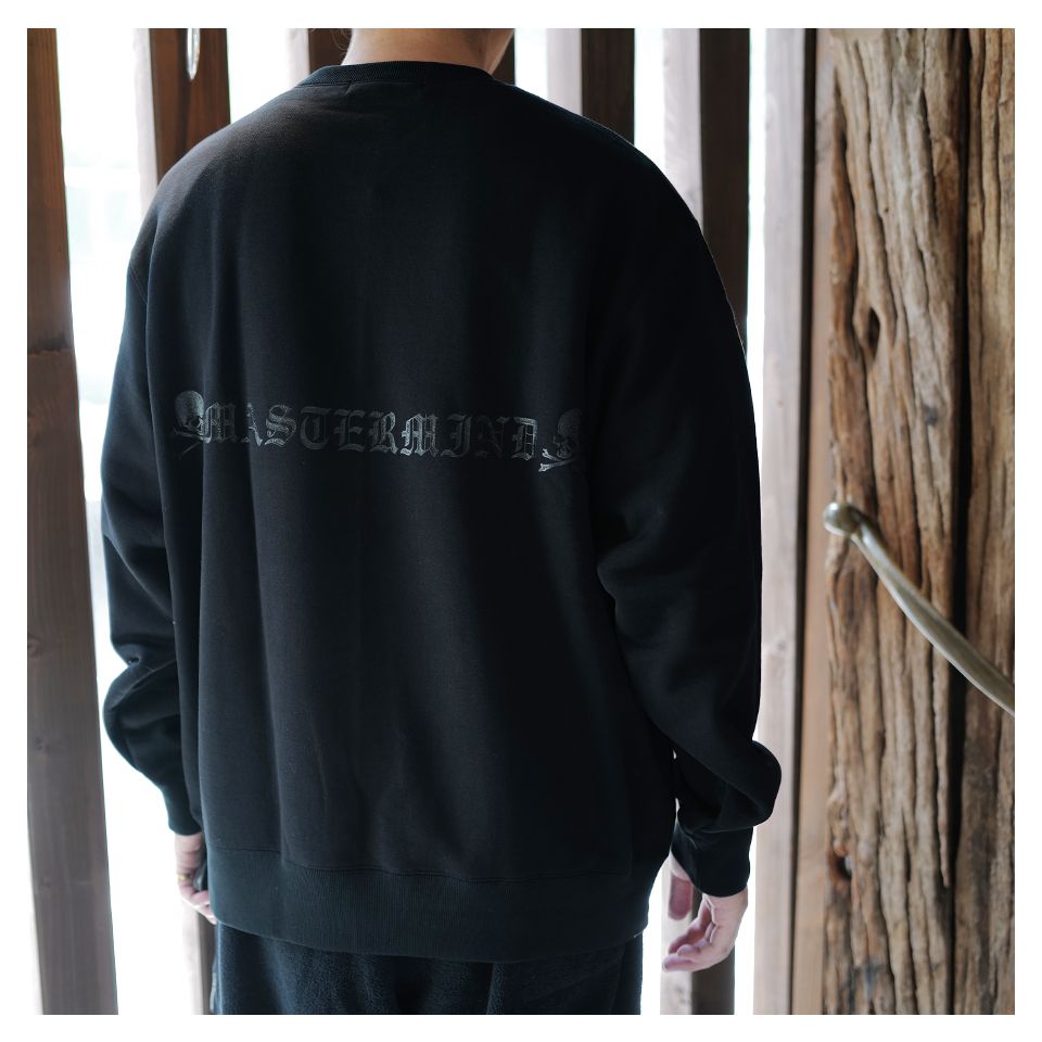 Last1 XL 【mastermindJAPAN】 LOOPWHEEL SWEATSHIRT  BLACK