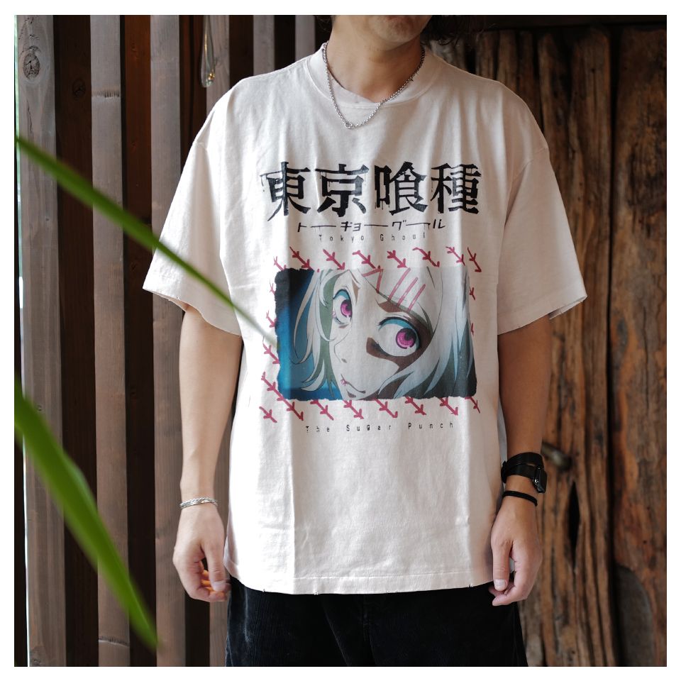 東京グール THE SUGAR PUNCH - 東京喰種 S/S T-Shirt (LIZE) Black | River