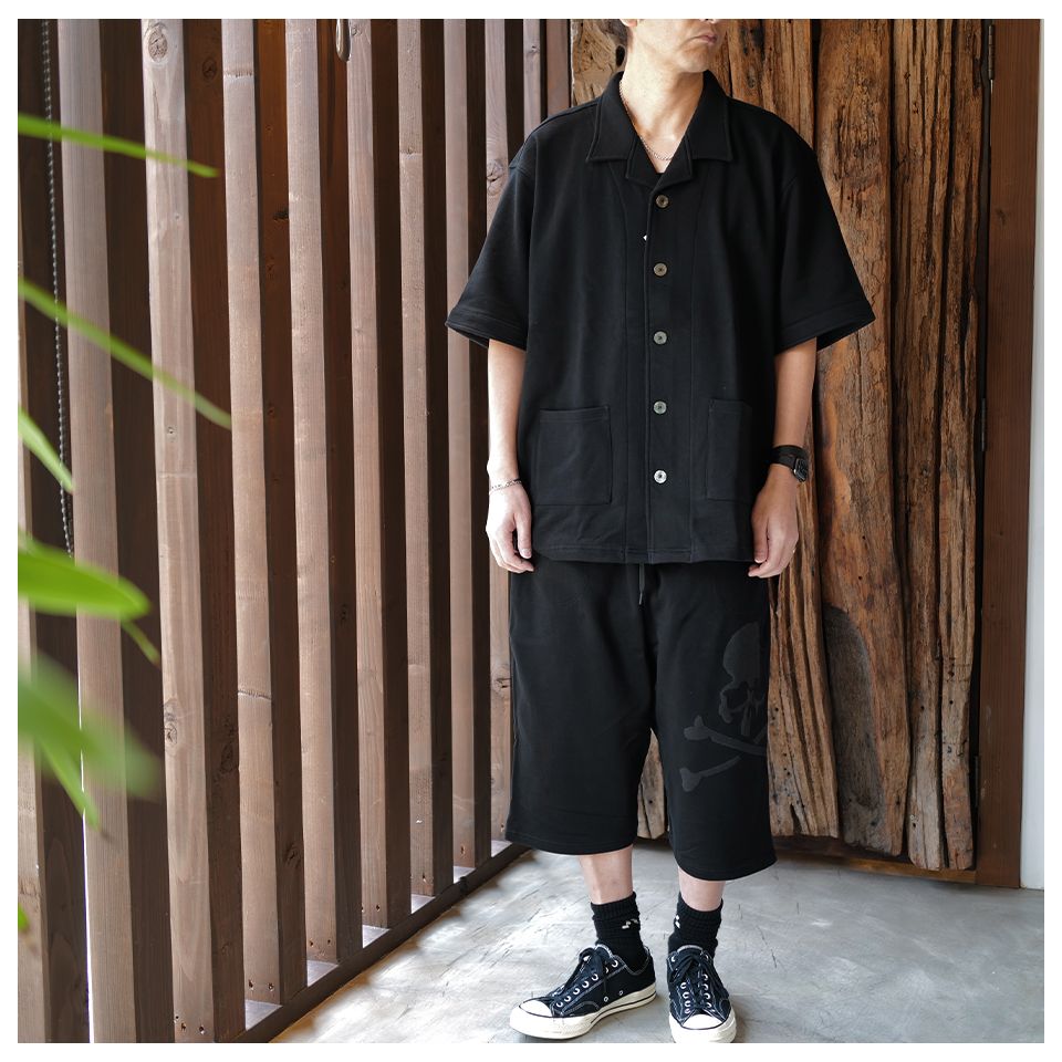 【MASTERMIND WORLD】 SHORT SLEEVE LOUNGE SET  Black