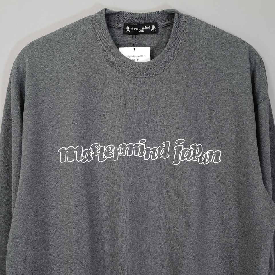 【mastermindJAPAN】 FOAMY LS TEE  TOP GRAY