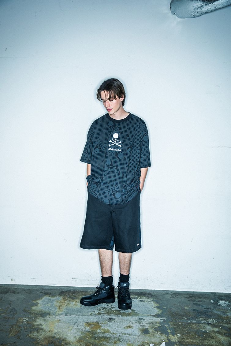 x Dickies NIGHT CAMO SS TEE Black